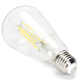 Obrázok pre Stmievateľná LED žiarovka E27 6W/600lm , ST64 LED vlákno , Studená biela