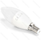Obrázok pre LED žiarovka E14 12W/1170lm , svieca C37 , Studená biela