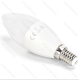 Obrázok pre Sada 2ks LED žiarovka E14 11W/1060lm , svieca C37 , Studená biela