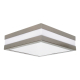 Obrázok pre Kanlux Lampa Luster JURBA DL-218L štvorcový 285x285mm IP44 , 2xE27 , matný chróm