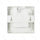 Obrázok pre Led Panel štvorcový biely prisadený 12W/770lm 172mm Teplá biela