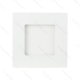 Obrázok pre Led Panel štvorcový biely prisadený 9W/480lm 122mm Neutrálna biela