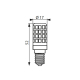 Obrázok pre Kanlux LED žiarovka ZUBI E14 3,5W/300lm , teplá = 30W