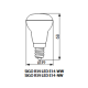 Obrázok pre LED žiarovka KANLUX SIGO E14 4W/320lm , R39 , teplá biela = 30W