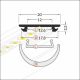 Obrázok pre LED ohybný profil ARC12 anodizovaný bez krytky - 2m