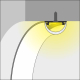 Obrázok pre LED ohybný profil ARC12 čierny bez krytky - 2m