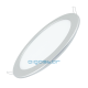 Obrázok pre Led Panel kruhový strieborný 16W/1130lm 205mm Teplá biela