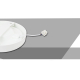 Obrázok pre Led Panel kruhový biely prisadený 20W/1370lm 246,5mm Teplá biela