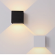 Obrázok pre Nástenné vonkajšie svietidlo WallLamp biele 10W , 2xCOB , IP65 , Studená biela s nastaviteľným uhlom svietenia