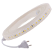 Obrázok pre Integrovaný LED pás 230V 2835 vodeodolný IP65 6w/m , 120led/m , 430-450Lm/m - Teplá biela - 1m