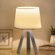 Obrázok pre Stolná lampa 01 Drevo Sivá , E14 