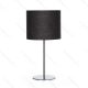 Obrázok pre Stolná lampa kovová 22 Chróm-čierna , E14 