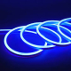 Obrázok pre Komplet NEON LED pás vodeodolný IP65 8-10W/m, 5M - Modrá