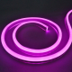 Obrázok pre Komplet NEON LED pás vodeodolný IP65 8-10W/m, 5M - Tmavá Ružová