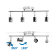 Obrázok pre Lampa luster 4xGU10/230V/Strieborná