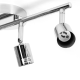 Obrázok pre Lampa luster 4xGU10/230V/Strieborná