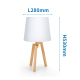 Obrázok pre Stolná lampa Drevo , E27