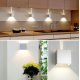 Obrázok pre Nástenné vonkajšie svietidlo čierne WallLamp 10W , 2xCOB , IP65 , Neutrálna s nastaviteľným uhlom svietenia