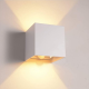Obrázok pre Nástenné vonkajšie svietidlo biele WallLamp 7W , 2xCOB , IP65 , Studená biela s PIR senzorom a nastaviteľným uhlom svietenia