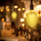 Obrázok pre LED žiarovka E27 4W/320lm , LED vlákno AMBER , Teplá biela