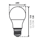 Obrázok pre Kanlux Stmievateľná LED žiarovka IQ-LEDDIM E27 7,3W/806lm , A60 , Teplá biela - ZÁRUKA 3 ROKY!