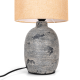 Obrázok pre Stolná lampa keramická Hnedo-Sivá , E27
