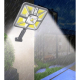 Obrázok pre LED Svietidlo STRADA 150W/1000lm IP65 Studená biela so solárnym panelom a diaľkovým ovládaním