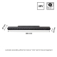 Obrázok pre LED lineárne svietidlo GRID L pre koľajnicový SYSTEM SHIFT čierne, 22W/2250lm, Teplá biela