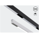 Obrázok pre LED lineárne svietidlo LINE L pre koľajnicový SYSTEM SHIFT čierne, 22W/2300lm, Teplá biela
