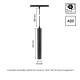 Obrázok pre LED svietidlo HANGIT pre koľajnicový SYSTEM SHIFT čierne, 12W/1130lm, Teplá biela