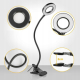 Obrázok pre LED stolná lampa flexibilná CIRCLO 7W/270lm čierna s klipom