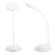 Obrázok pre Nabíjateľná LED stolná lampa flexibilná VISUA 5W/200lm , CCT , biela